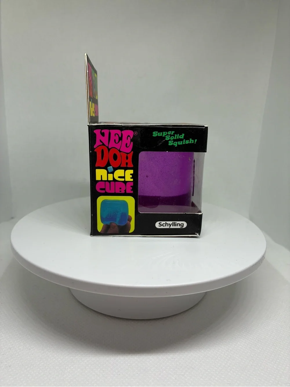 💜 NeeDoh Nice Cube – Purple Super Solid Squish! 💜